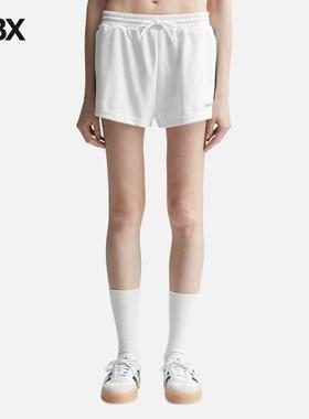 Sporty & Rich Serif Logo Roller Shorts White/Verde 短裤HBX