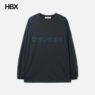 Essentials 90s 长袖 T恤男HBX Tee God Sleeve Fear Long