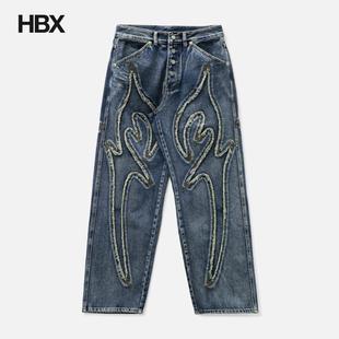 THUG CLUB Denim Tribal Pants 牛仔裤男HBX