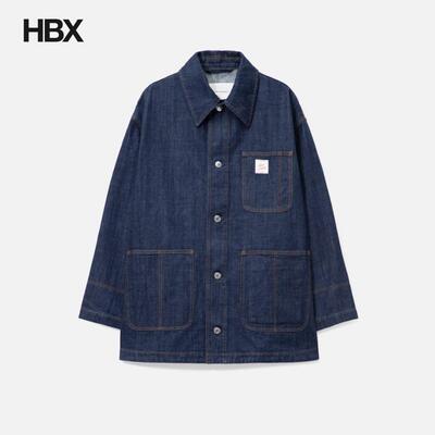 Worker Jacket with Ami Paris Heritage Label 牛仔外套 HBX