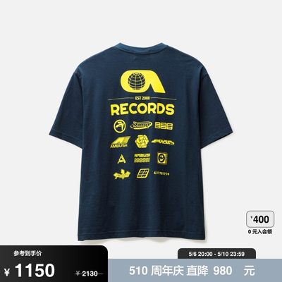 AMBUSH  AMBUSH RECORDS GRAPHIC T-SHIRT 短袖T恤男HBX