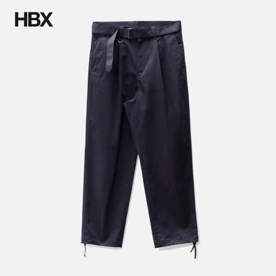 SOPHNET. Stretch Chino Belted Tuck Hem Cord Tapered Pants 长