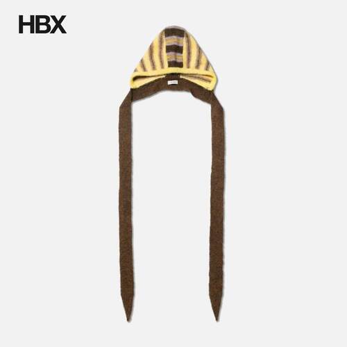 Glowny Sundae Stripe Knit Balaclava 帽子女HBX