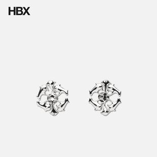 Logo Silver Spikes Stud 耳饰女HBX Helena Earrings Thulin
