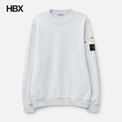 Stone Island/石头岛 Cotton Fleece Crewneck 无帽卫衣男HBX