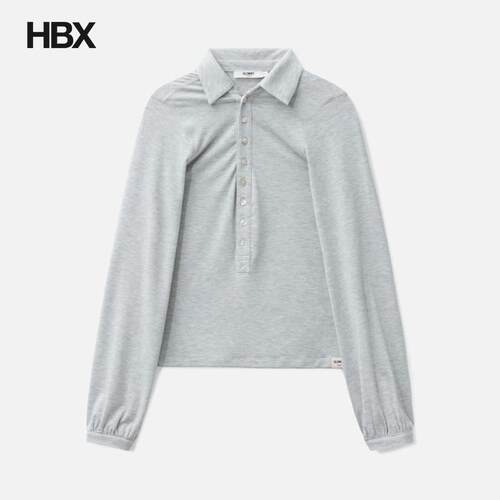 Glowny G Gentle Henley Top 长袖T恤女HBX