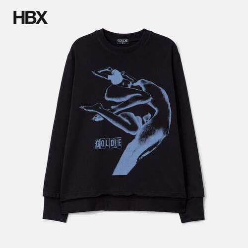 GOLDIE ‘IWIWS’ Black Long Sleeves 长袖T恤 HBX