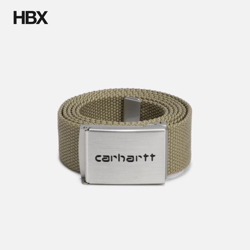 Carhartt WIP 卡哈特Clip Belt Chrome 皮带男HBX