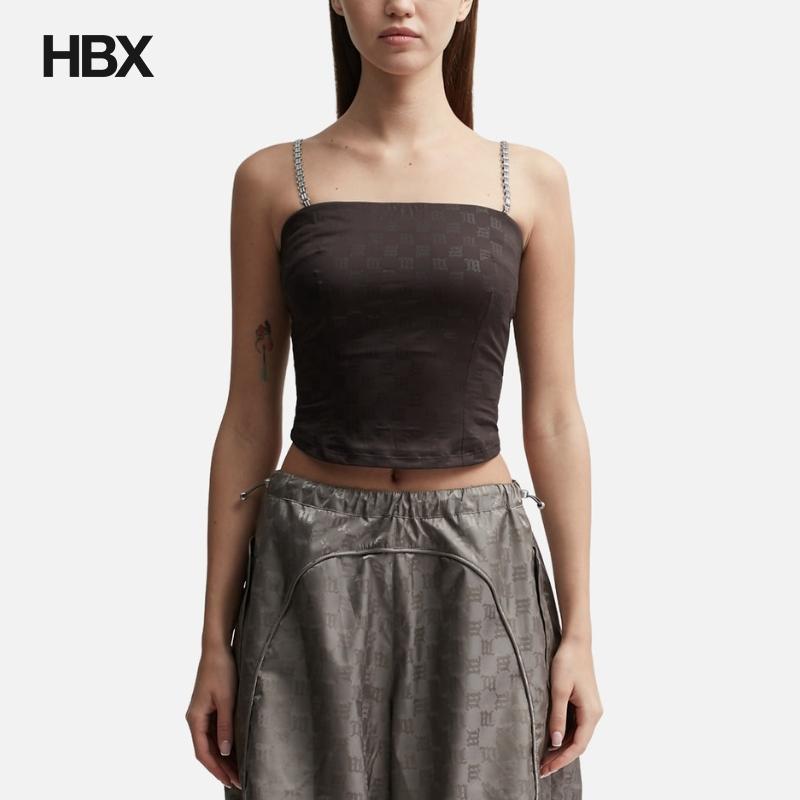 Misbhv Lycra Monogram Spaghetti 上衣女HBX