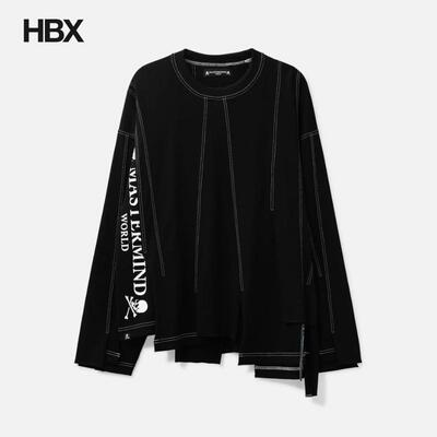 Mastermind World Reconstructed Boxy LS Tee 长袖T恤男HBX