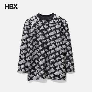 Neck shirt ERL T恤 Mock 长袖 HBX Unisex