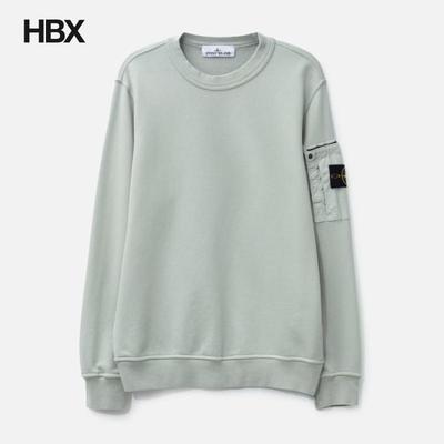Stone Island/石头岛 Cotton Fleece Crewneck 无帽卫衣男HBX
