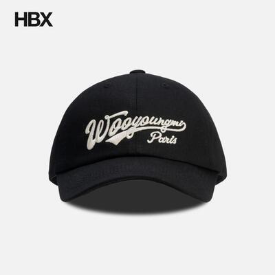 Wooyoungmi Script Logo Cap 鸭舌帽男HBX