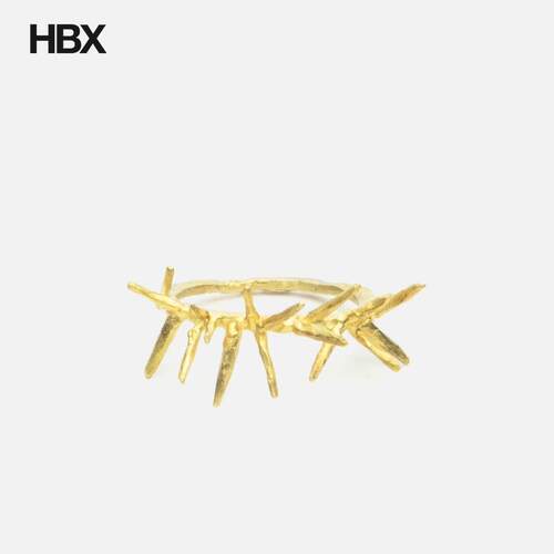 Undercover UC1E4R01 Brass Thorn Ring 戒指男HBX