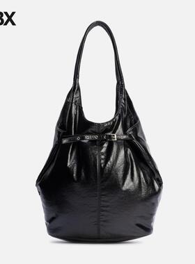 anggae Glossy Big Shoulder Bag 单肩包女HBX