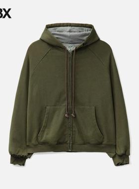 Basketcase Hench Thermal Lined Zip-Up Hoodie 外套帽衫 HBX