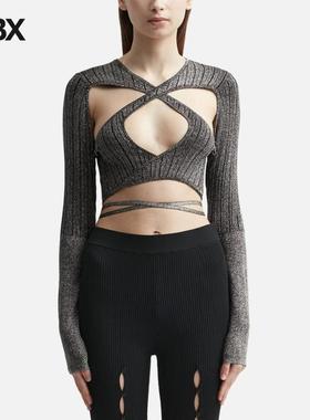 ESTER MANAS Peephole Wrap Top 针织衫女HBX