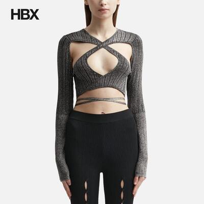 ESTER MANAS Peephole Wrap Top 针织衫女HBX
