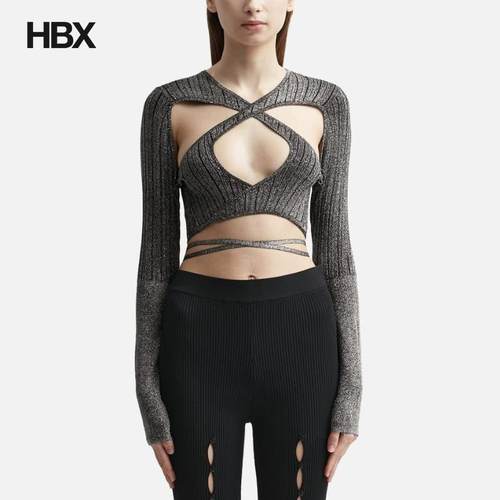 ESTER MANAS Peephole Wrap Top 针织衫女HBX