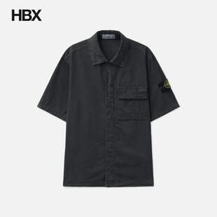 Brushed Organic Cotton Stone 衬衫 石头岛 Canvas 男HBX Island
