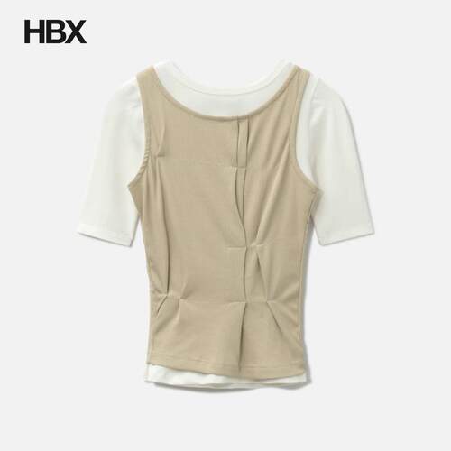 NACHE Folded Layered T-Shirt T恤女HBX