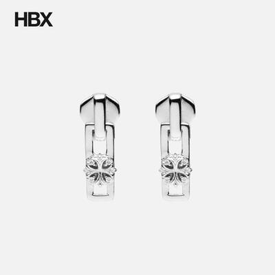 MIDNIGHTFACTORY Maltese Cross Quadruplets Zipper 耳饰HBX