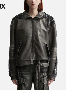 AESYNCTX Swamp Faux Leather Jacket 外套女HBX