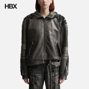 Jacket AESYNCTX Leather Faux 外套女HBX Swamp