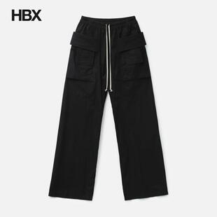 Creatch Wide Cargo Rick 长裤 Drkshdw Drawstring 男HBX Owens