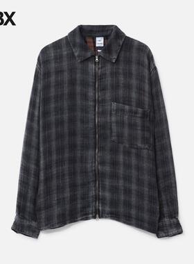 Won Hundred Zayne Zip Shirt 长袖衬衫男HBX