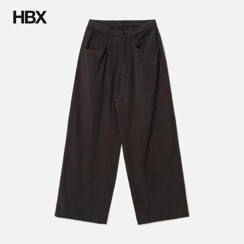 ANCELLM Silk Wide Slacks 长裤男HBX