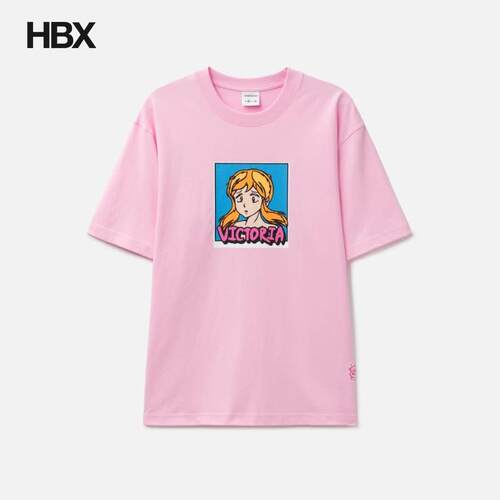 Victoria Anime Short Sleeves T-Shirt T恤男HBX