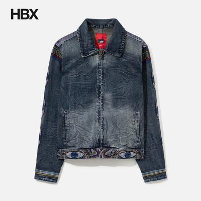 KidSuper Gemstone Eye Embroidery Jean Jacket 牛仔外套男HBX