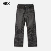 牛仔裤 Makhmadim 男HBX Pixel Denim Laser Fade