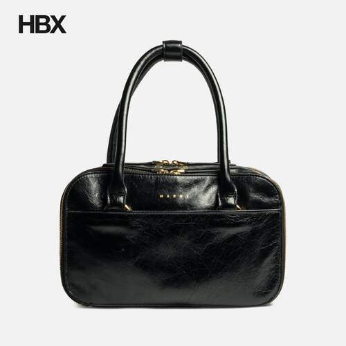 Marni Leather Small Boxyne Bag 斜挎包女HBX