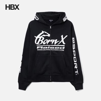 Born x Raised Parlay Zip Up Hoodie 帽衫外套男HBX