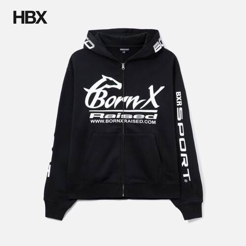 Born x Raised Parlay Zip Up Hoodie 帽衫外套男HBX
