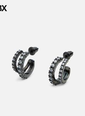 Panconesi CRYSTAL STELLAR HOOPS 耳饰女HBX