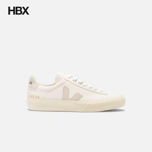 Veja 小白鞋 Campo Chromefree Leather White 运动鞋女HBX