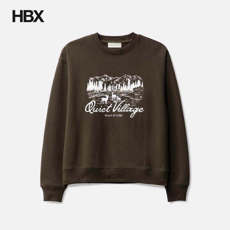 Museum of Peace & Quiet Quiet Village 圆领卫衣男HBX