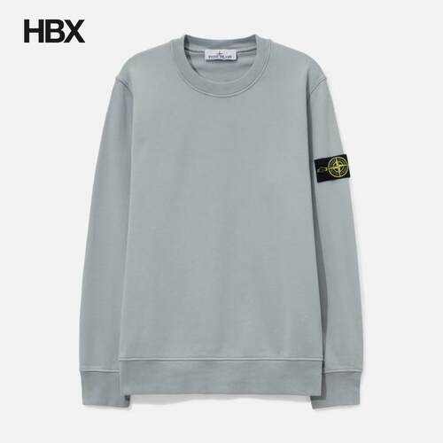 Stone Island/石头岛 Cotton Fleece Sweatshirt 无帽卫衣男HBX