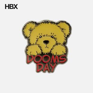 Undercover Dooms Day Bear Metal Pin Pins胸针男HBX