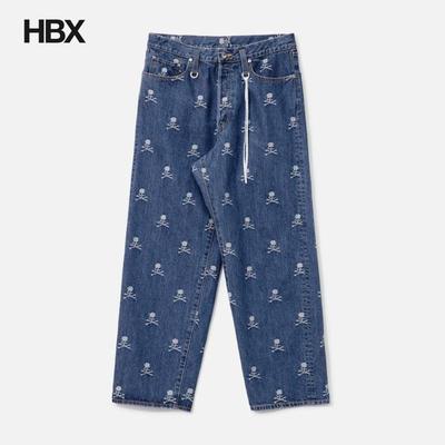 Mastermind Japan Monogram Wide Denim Pants 牛仔裤男HBX