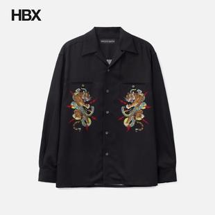 Open 男HBX Tim 衬衫 Shirt Collar Lehi Maria Wacko