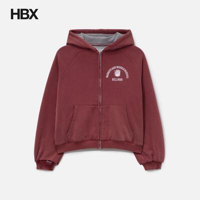 Basketcase Bulldog Thermal Lined Zip 帽衫外套HBX