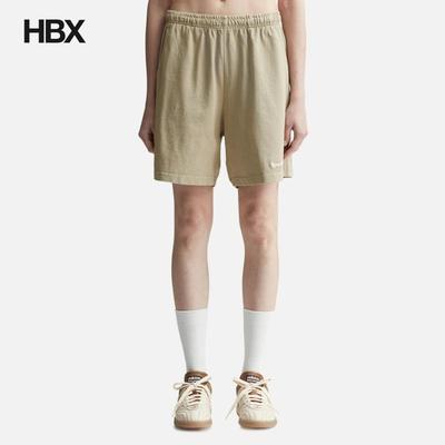 Sporty & Rich Serif Logo Embroidered Gym Shorts 短裤女HBX