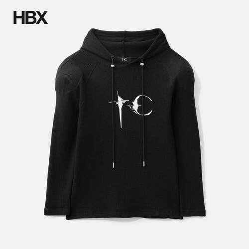 THUG CLUB Bulk Shoulder Waffle Hoodie 帽衫卫衣男HBX
