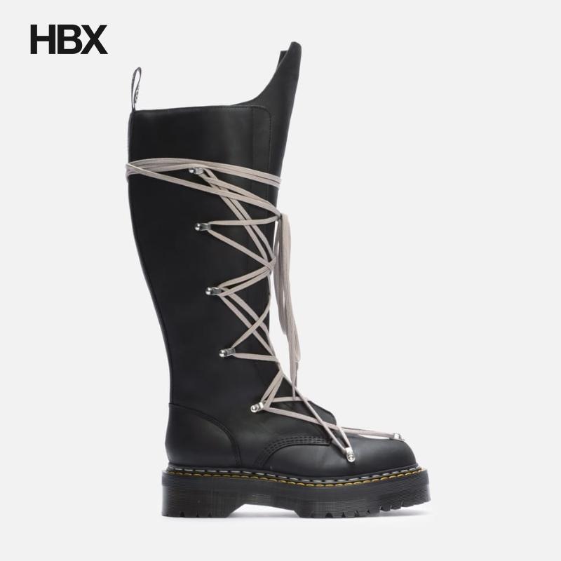 Rick Owens/瑞克·欧文斯 x Dr. Martens 1B60 Quad Sole 靴男HBX