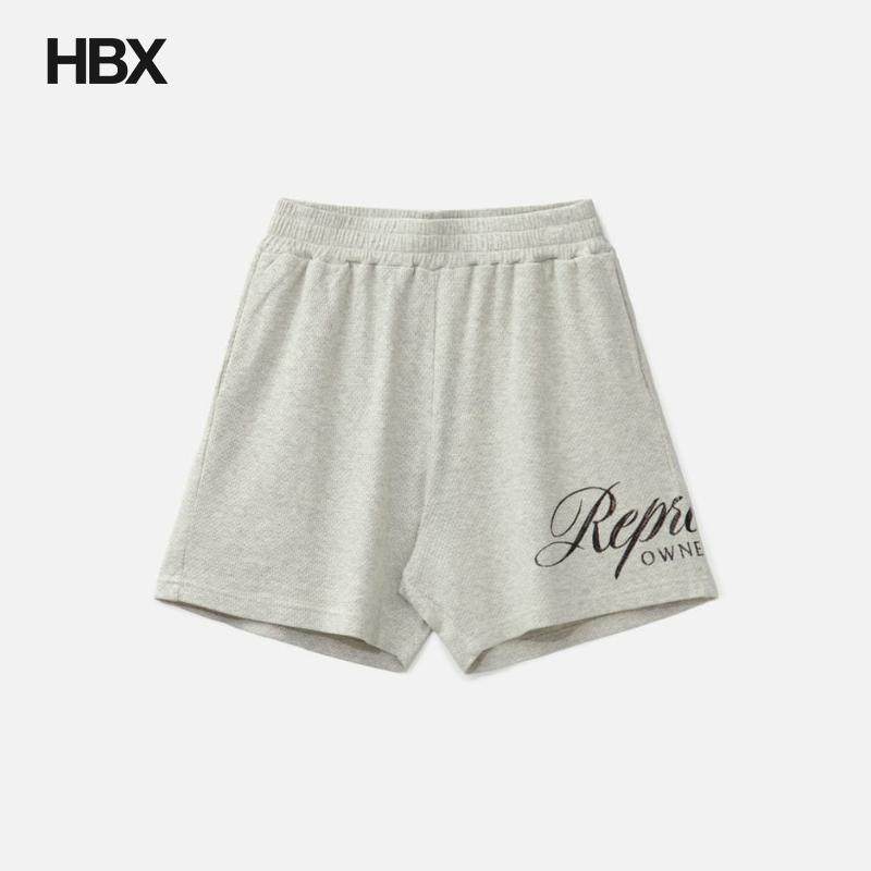Represent Owners Club Script Mesh Shorts 短裤男HBX