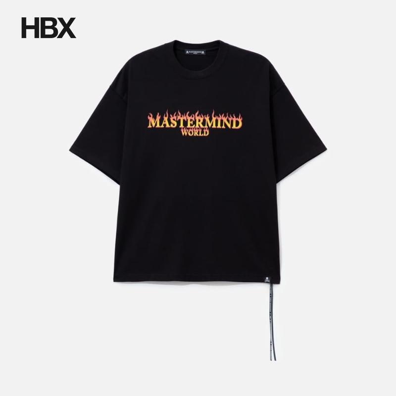 Mastermind World Skull On Fire Boxy SS Tee Ver.1短袖T恤男HBX